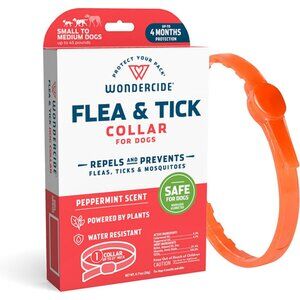 New Natural Dog Flea Tick Mosquito Collar - 4 Month Protection